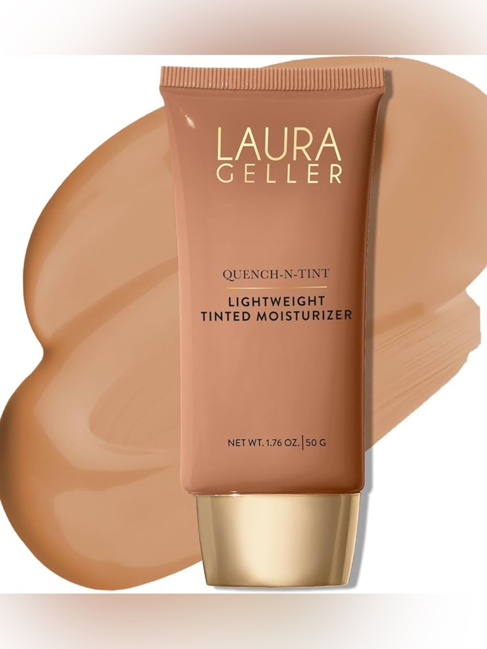 NIB! Laura Geller Quench-n-Tint Hydrating Foundation Medium/Deep